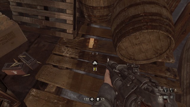 Piece of gold #51 - Chapter 7 - Old Town - Secrets - Wolfenstein: The Old Blood - Game Guide and Walkthrough