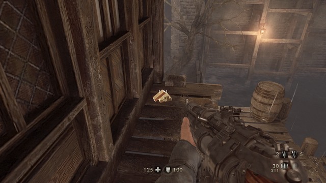 Piece of gold #52 - Chapter 7 - Old Town - Secrets - Wolfenstein: The Old Blood - Game Guide and Walkthrough