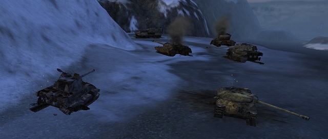 That's how frontal attack on group of heavy tanks supported by artillery ends. - Heavy tanks - Types of tanks - World of Tanks - Game Guide and Walkthrough