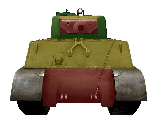 The hull of Sherman Jumbo is well armored, mostly thanks to the great angle at which the main plate is placed - M4A3E2 Sherman Jumbo - American tanks - World of Tanks - Game Guide and Walkthrough
