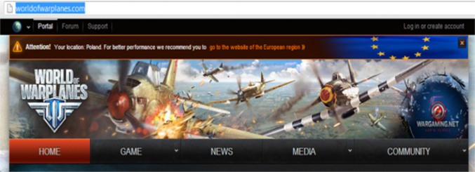 Region selection window - World of Warplanes: Starting the account - World of Warplanes: Basics - World of Warplanes Game Guide