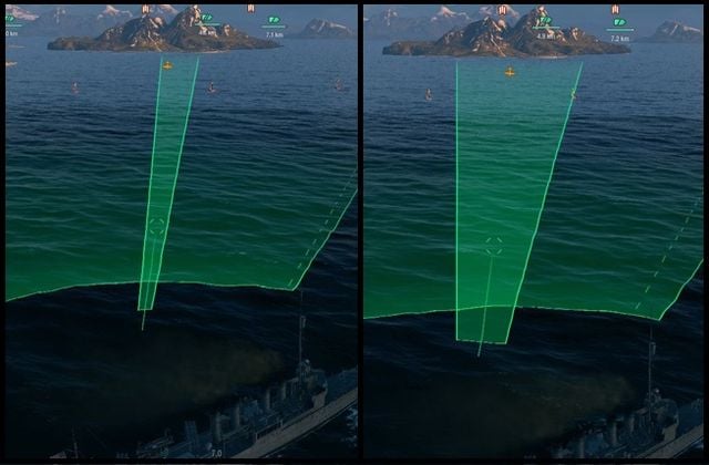 Use the two torpedoes shooting modes wisely. Each of them will work in different situations. - Aiming and shooting - Game mechanics - World of Warships - Game Guide and Walkthrough