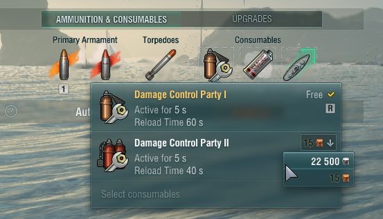 Use premium consumables only for tier V+ ships and the ones left for fun. - Consumables - Game mechanics - World of Warships - Game Guide and Walkthrough