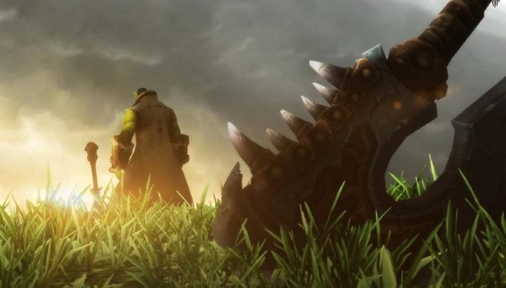 Thrall in his famous and glorious cutscene where he defeats twisted horde leader Garrosh. - Where is Thrall in WOW Battle for Azeroth? - FAQ - World of Warcraft Battle for Azeroth Game Guide