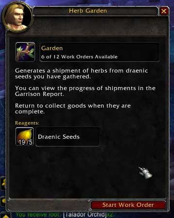 It is a good idea to exchange reacting substances, for resources, as often as possible. Thanks to this, you will ensure yourself with a supply of items that you need for your profession. - Garrison management - Detailed guide - World of Warcraft: Warlords of Draenor Game Guide