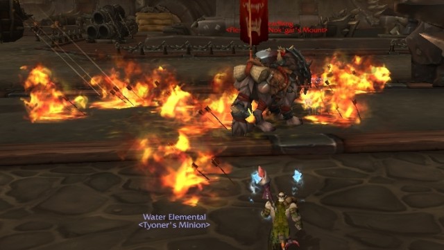 While fighting, you need to avoid the regular and the fire arrows. - Iron Docks - Detailed guide - World of Warcraft: Warlords of Draenor Game Guide