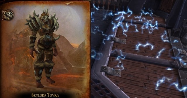 Later into the battle, virtually the entire car is covered with fields of electricity. Still you should be on the lookout for safe spots. - Grimrail Depot - Detailed guide - World of Warcraft: Warlords of Draenor Game Guide