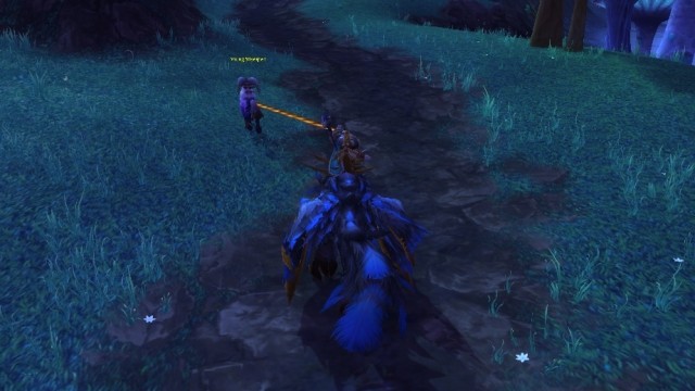 After you catch a mount, you need to follow it for some time, to prevent it from slipping the rope. - Garrison-related mounts - Detailed guide - World of Warcraft: Warlords of Draenor Game Guide