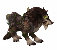 Trained Snarler - You obtain this wolf after you complete seven quests related to training it, in the Wolf Training main quest - Garrison-related mounts - Detailed guide - World of Warcraft: Warlords of Draenor Game Guide
