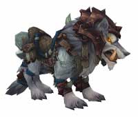 Armored Frostwolf - You receive this mount after you complete all of the six basic mount quests at the stables - Garrison-related mounts - Detailed guide - World of Warcraft: Warlords of Draenor Game Guide