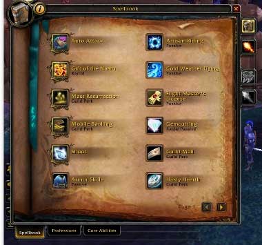 A the lower left corner of the screen you will find probably the most important and definitely the most often used part of the interface - 1. Game interface - World of Warcraft: Warlords of Draenor in 10 Easy Steps - World of Warcraft: Warlords of Draenor Game Guide