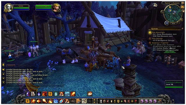 At the beginning, your town hall is a simple building with one table inside. - 8. The Garrison - World of Warcraft: Warlords of Draenor in 10 Easy Steps - World of Warcraft: Warlords of Draenor Game Guide