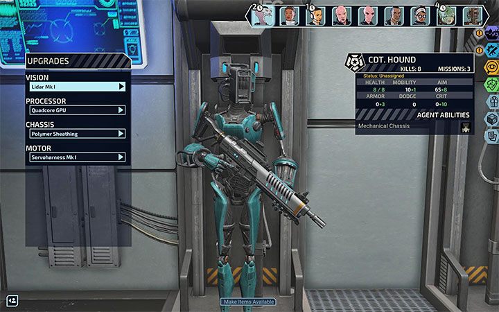 How to unlock: Fully upgrade an Android - XCOM Chimera Squad: Achievements - Appendix - XCOM Chimera Squad Guide