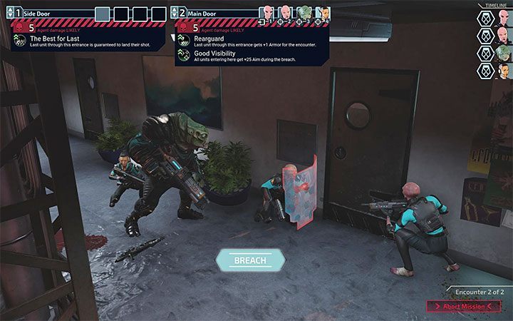 Each mission consists of 1-3 battles and each battle is preceded by a Breach phase - XCOM Chimera Squad: Turn-based combat guide - Basics - XCOM Chimera Squad Guide