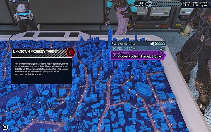 The first category is story missions, that is, those related to investigating and cracking down on hostile factions operating in City 31 - XCOM Chimera Squad: Mission types - Basics - XCOM Chimera Squad Guide