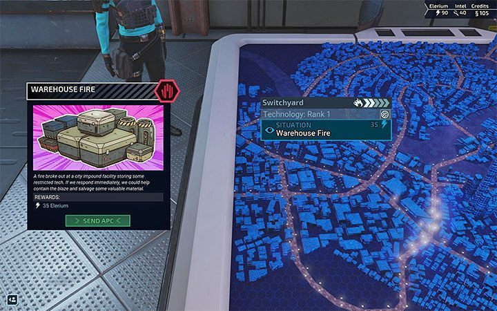 Situations are unusual missions that appear on the city map - XCOM Chimera Squad: Mission types - Basics - XCOM Chimera Squad Guide