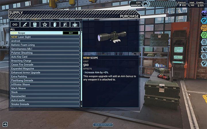 7) Supply - you can visit the supply department - XCOM Chimera Squad: Headquarters - Basics - XCOM Chimera Squad Guide