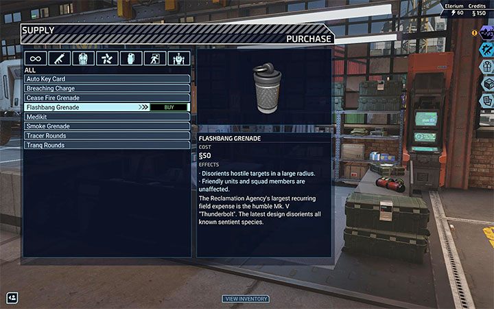 None of the agents are armed with grenades at the beginning of the game - XCOM Chimera Squad: Better weapons and grenades - how to get? - FAQ - XCOM Chimera Squad Guide