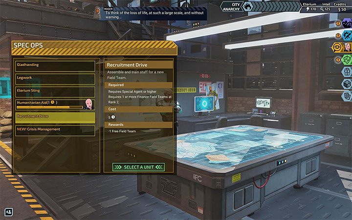 In exceptional cases, you can recruit a field team for free - XCOM Chimera Squad: Field Teams - Basics - XCOM Chimera Squad Guide