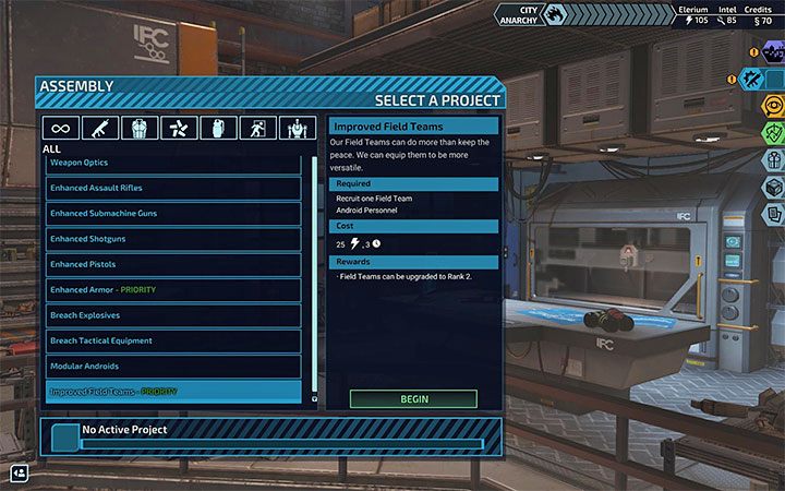 Each field team can be upgraded to a maximum of Rank 3 and this is intended to increase the benefits of its presence in a given City district - XCOM Chimera Squad: Field Teams - Basics - XCOM Chimera Squad Guide