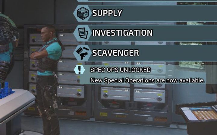 Another interesting form of extra reward is unlocking new operations in the Spec Ops tab - XCOM Chimera Squad: Field Teams - Basics - XCOM Chimera Squad Guide
