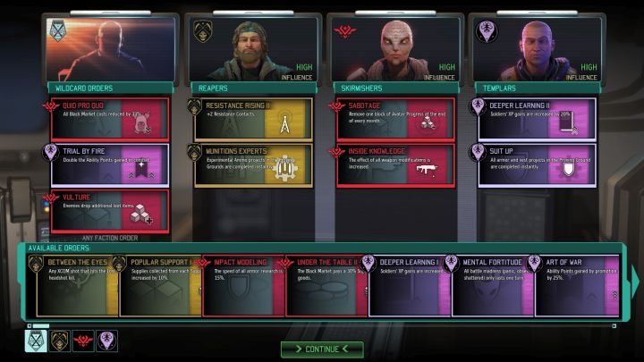 All 3 available resistance factions. - General information | Resistance factions - Resistance factions - XCOM 2 Game Guide