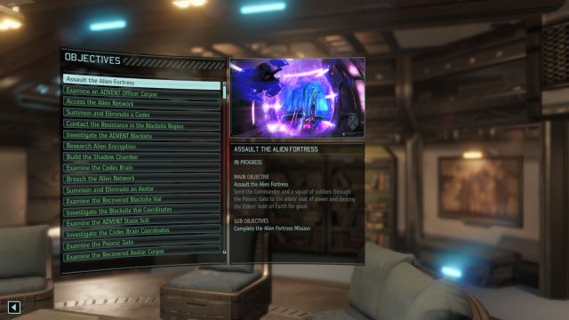 Completed missions can be checked from the menu located on the bottom of the screen. - Story missions | Tips & Tricks - Tips & Tricks - XCOM 2 Game Guide