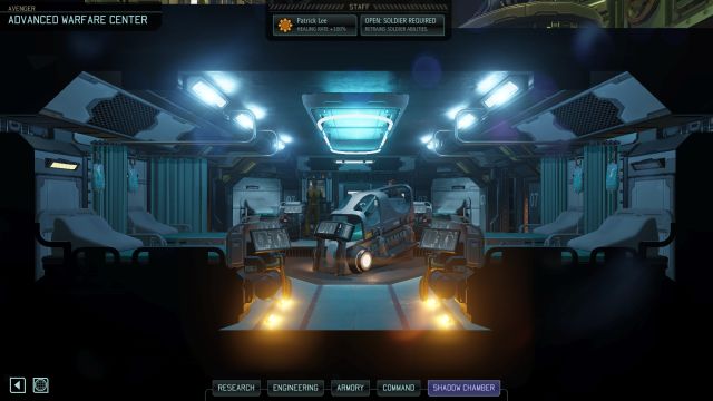 The Advanced Warfare Center facility. - Advanced Warfare Center | Available facilities - Available facilities - XCOM 2 Game Guide