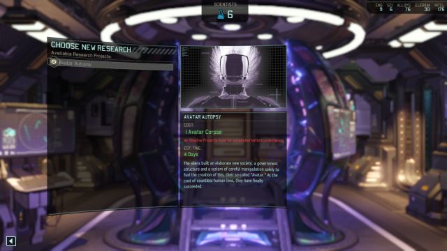 The Shadow Chamber facility. - Shadow Chamber | Available facilities - Available facilities - XCOM 2 Game Guide