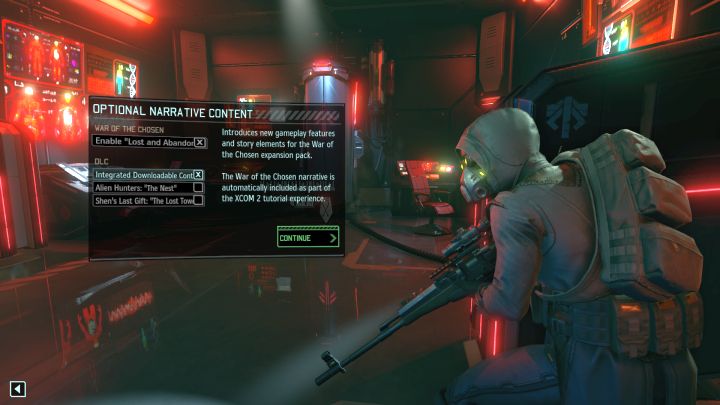 After you install the expansion, you will be able to adjust the gameplay settings upon starting the game. - About expansion XCOM 2: War of the Chosen - How to start? - XCOM 2 Game Guide