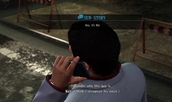 The game always displays a message on the screen about the start of a side quest, and you can also follow them from the pause menu - Yakuza 6 Trophy Guide - Basics - Yakuza 6 Game Guide