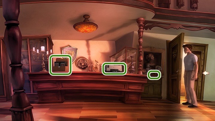 Go to the shop (door in the centre of the screen) - Chapter One - Paris | Walkthrough - Walkthrough - Yesterday Origins Game Guide