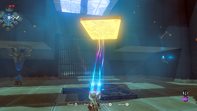 Use Magnesis Rune to pick up objects - The Isolated Plateau | Zelda Breath of the Wild walkthrough - Main quests - The Legend of Zelda Breath of the Wild Guide