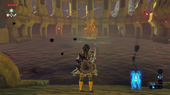 The Arena where you fight the boss - Free the Divine Beasts | Zelda Breath of the Wild walkthrough - Main quests - The Legend of Zelda Breath of the Wild Guide