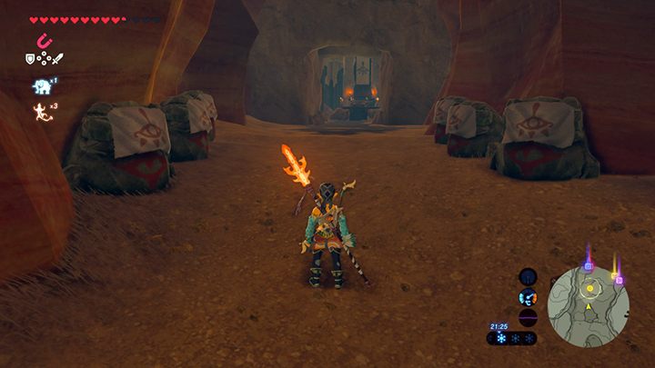 Hideout entrance - Forbidden City Entry and Divine Beast Vah Naboris | Zelda - Main quests - The Legend of Zelda Breath of the Wild Guide