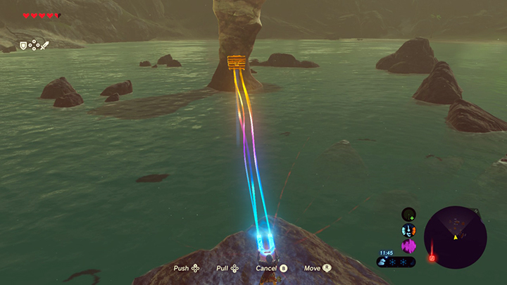 Fish out the chest - Hateno Tower Region in Zelda Breath of the Wild - Side quests - The Legend of Zelda Breath of the Wild Guide