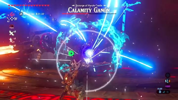 Fighting on a distance is a way to go. Watch out for the laser and other attacks! - Calamity Ganon | Bossfight in Zelda Breath of the Wild - Bossfights - The Legend of Zelda Breath of the Wild Guide