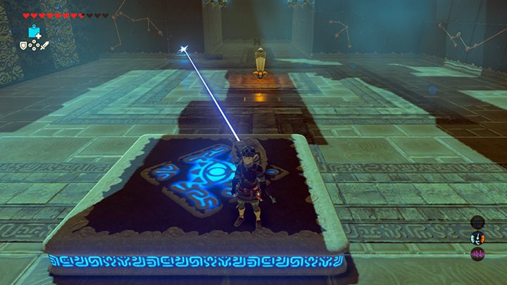 Set a laser on the platform. - All Shrines in Zelda Breath of the Wild - Shrines - The Legend of Zelda Breath of the Wild Guide