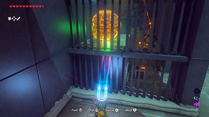 Lift the sphere and move it to the upper floor. - All Shrines in Zelda Breath of the Wild - Shrines - The Legend of Zelda Breath of the Wild Guide
