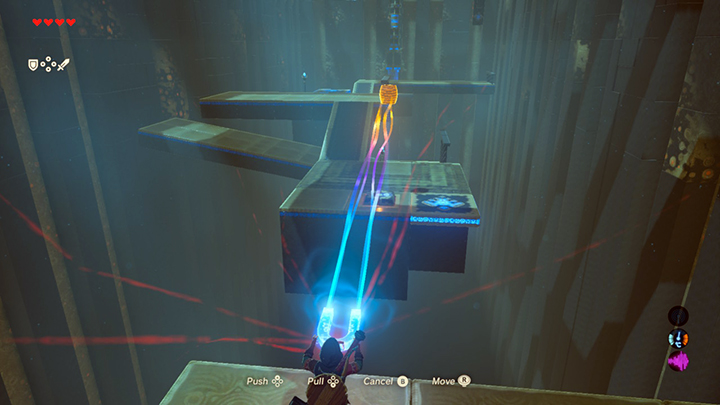 Place a barrel on the switch - Dueling Peaks Tower | Shrines in Zelda Breath of the Wild - Shrines - The Legend of Zelda Breath of the Wild Guide