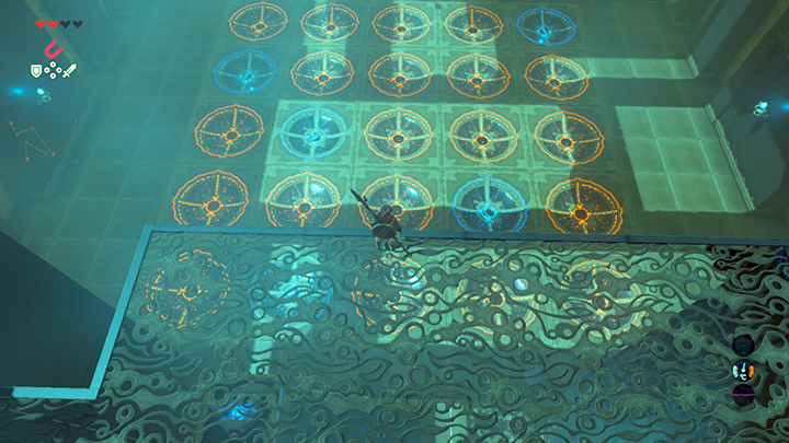 Place the spheres in this way - Dueling Peaks Tower | Shrines in Zelda Breath of the Wild - Shrines - The Legend of Zelda Breath of the Wild Guide